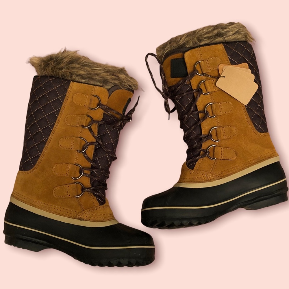 Riverland Leather Winter Boots NWT